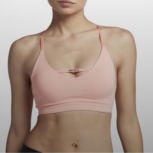 Nike Women's Light Pink Sports Bra